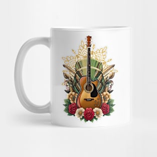 Electric guitar background mandala 27 Mug